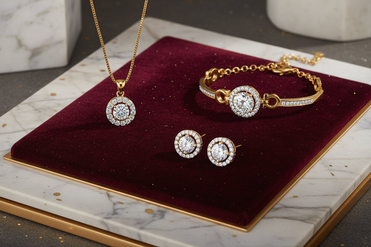 Exquisite Regal Jewellery Ensemble