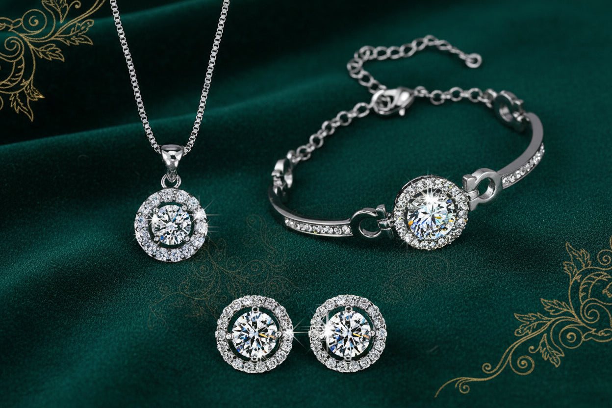 Exquisite Regal Jewellery Ensemble
